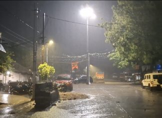 चंद्रपुरात विजेच्या कडकडाटासह जोरदार पाऊस
