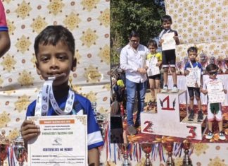 चंद्रपूरच्या चिमुकल्या अधीरची राज्यस्तरावर चमक